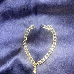 A Silver Broken Heart Braclet