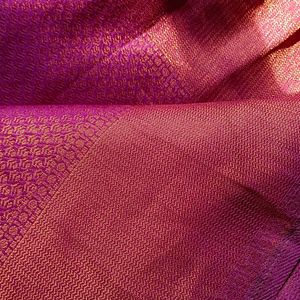 Copper Zeri Silk Saree