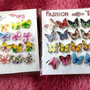 24 Pairs of Cute New Butterfly🦋 Studs