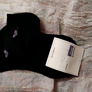 Black Socks Medium Length