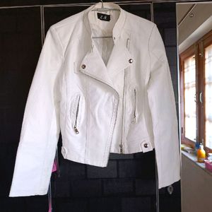 White Leather Jacket