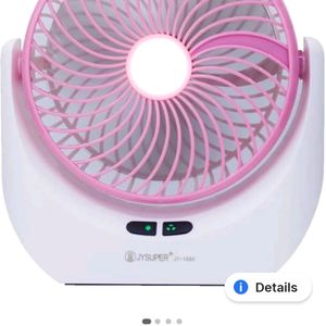 Recharge Able Fan