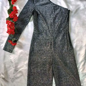 Glittery Sparkly Slim Fit Jumpsuit