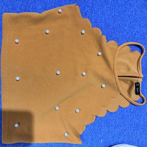 Shein Mustard Crop Top