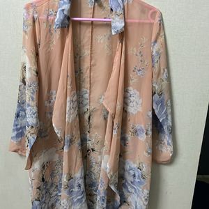 Floral Printer Shrug