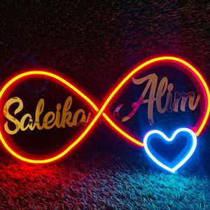 Acrylic Customized name Neon sign