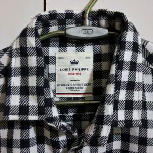 Black & White Checkered Shacket