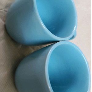 Cornflower Blue Ceramic Mugs