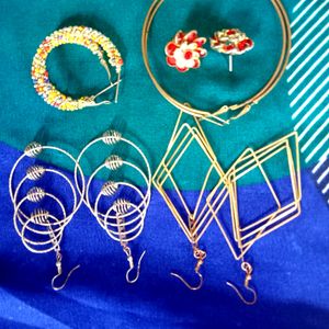 5 Pair Of Earrings