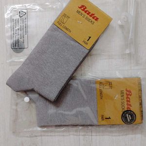 The Bata New Socks Combo-2 Formal Wear(Light Grey)