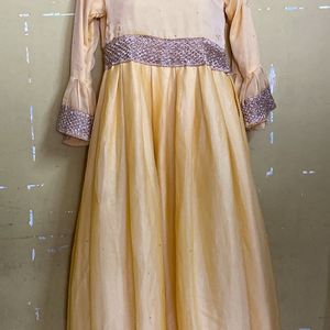 Yellow Bell Sleeve Gown Used