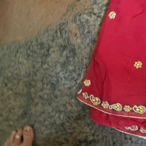 Diwali Offer 500 Only Heavy Red Saree