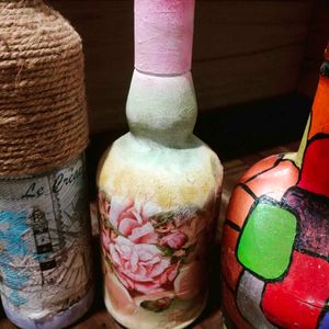 Decoupage Bottles