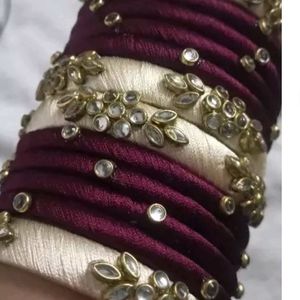 12 Kundan Bangles