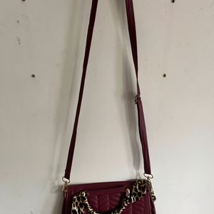 Maroon Slingbag