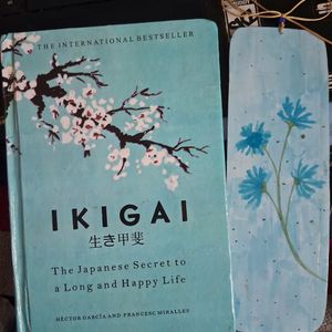 IKIGAI BOOK with Aesthetic Bookmark (Hardcover)