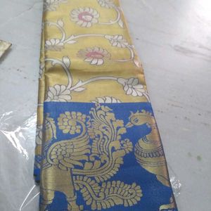 Kanchipuram Saree With Work Blouse