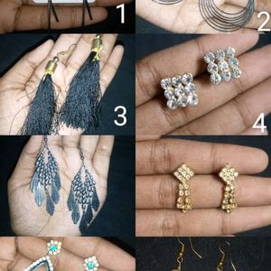 8 Pieces Western Earrings Sets