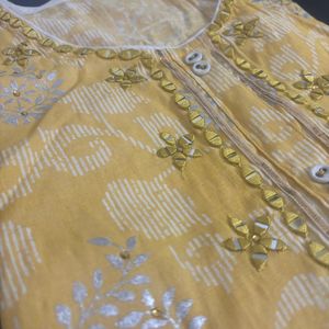 Yellow kurta