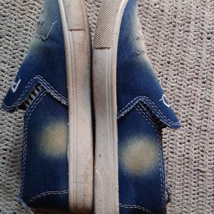 Denim Casual Sneakers For Girls