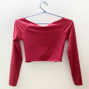 Beautiful Red Partywear And Casual Top