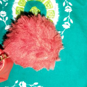 Myglamm ♥️ Red Pompom Pouch