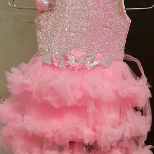 Combo's Girls Party Wear Frock And Dress