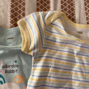 2 Brand New Onesies From max