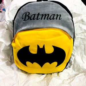 Batman Style Velvet Bag For Kids