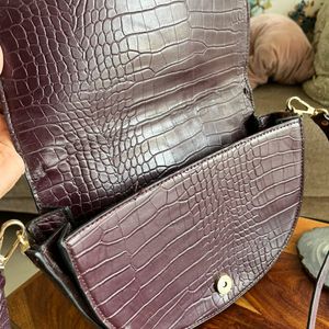 Maroon Zara Bag