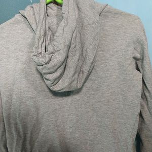 Grey Hoodie Sweatshirt