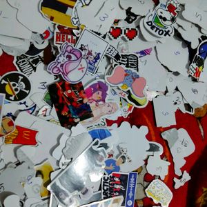 50 Random Stickers ( All Categories ) For Laptop/Mobile