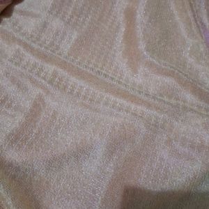 Net Saree With  Blouse  Piece