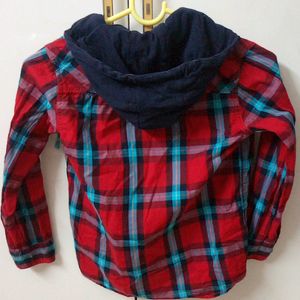 5-6 Yrs boy very nice like new full shirt with cap.