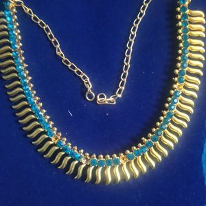 Traditional Blue Stone Necklace