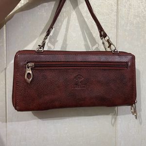 Synthetic Leather Wallet Handbag