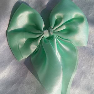 Satin Bow Clip