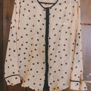 Beautiful Shirt With Polka dot