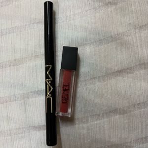 New Renee Lipstick And Mac Sketchy Eyeliner