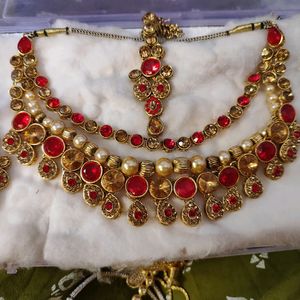 Bridal Necklace Set New Never Used