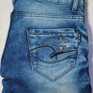 Hebbit Men Blue Jeans