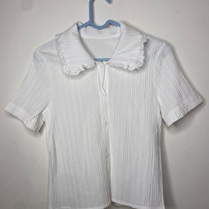 Frill Collar Top