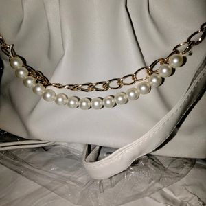 White Classy Sling Bag