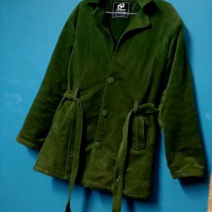 Green Long Coat / Blazer For Girls