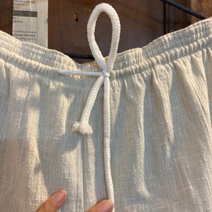 Linen Blend Pull On Summer Trouser