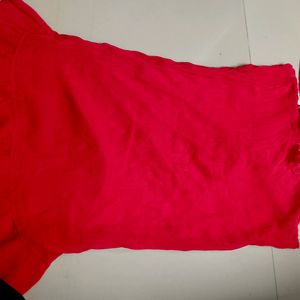 Red Coloured Tshirt With Astar Inside