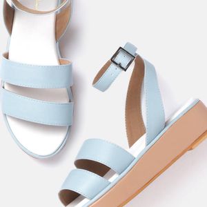 Mast & harbour Blue Flatform Heels