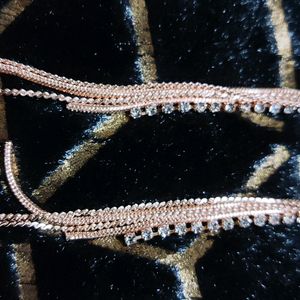 Rose Gold Long Earing