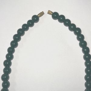 Green Beads Necklace Navratri Sale