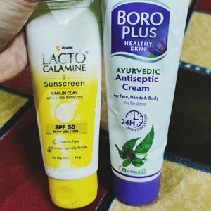 Skincare Combo Moisturising Cream +sunscreen.